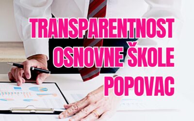 Transparentnost Osnovne škole Popovac