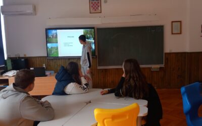 Učenik Luka predstavio Vijeću učenika svoje Erasmus+ iskustvo