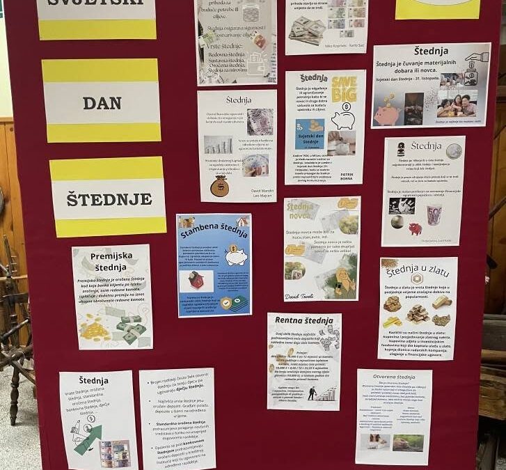 Svjetski dan štednje u znaku učenja, igre i kreativnosti
