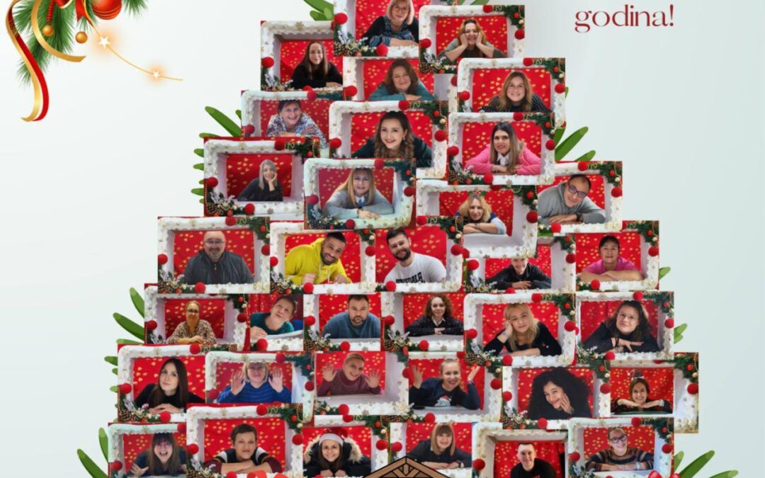 Božićno fotografiranje naše školske obitelji