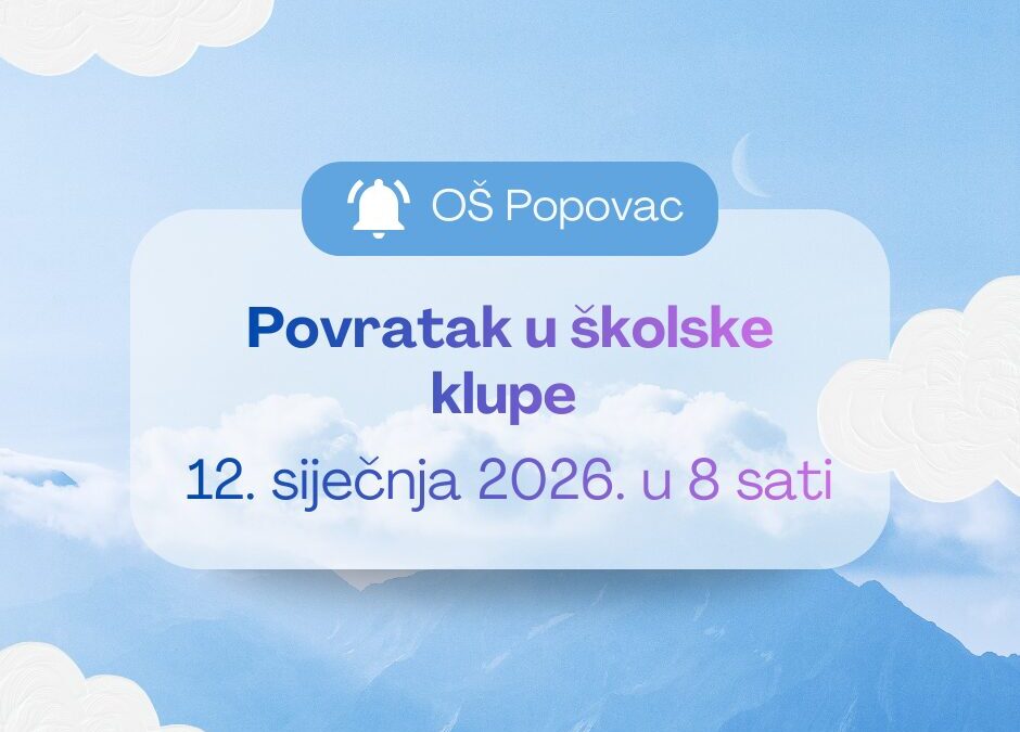 Povratak u školske klupe