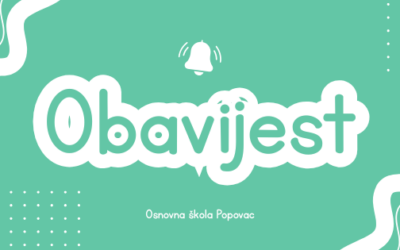 Obavijest o rezultatu natječaja za imenovanje ravnatelja Osnovne škole Popovac
